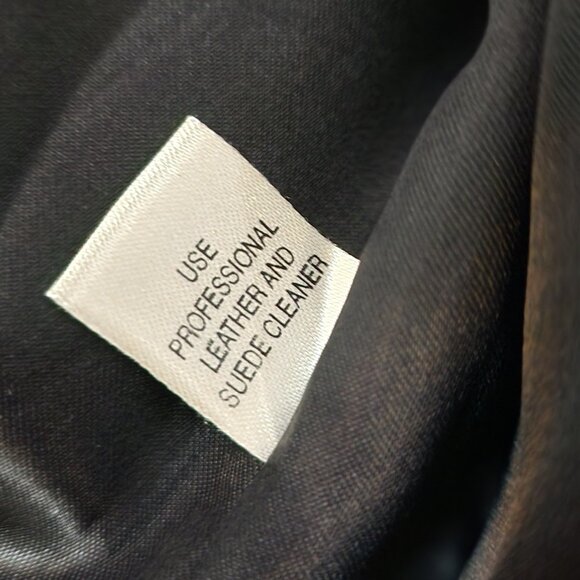 Black Leather Jacket // Size M // Anonymous by John Carlisle // EUC - Picture 6 of 9